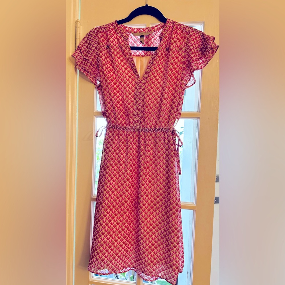 H&M Red & White Summer dress size 4
